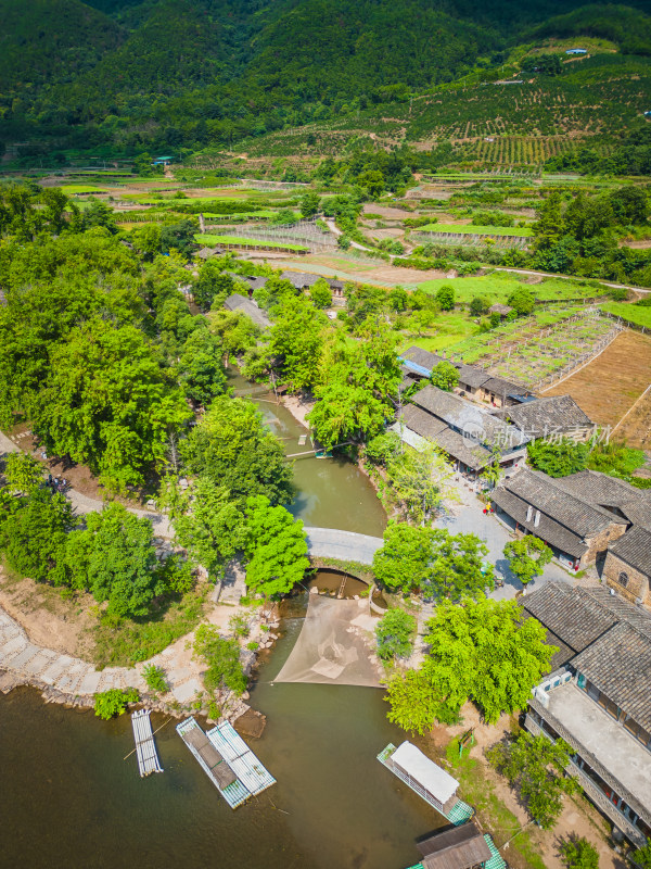 桂林自然风光4A景区东漓古村