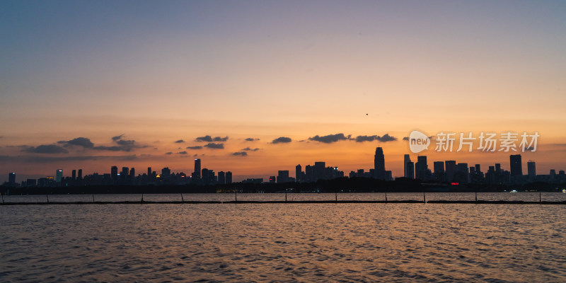 武汉东湖夕阳景观