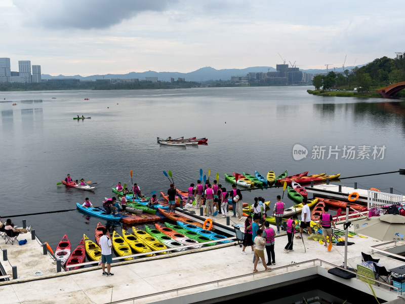 成都兴隆湖边景色