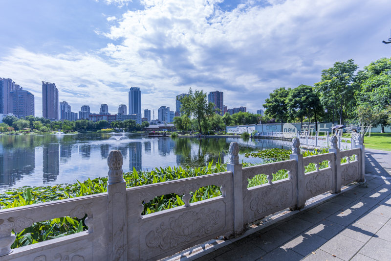 武汉武昌区紫阳公园风景