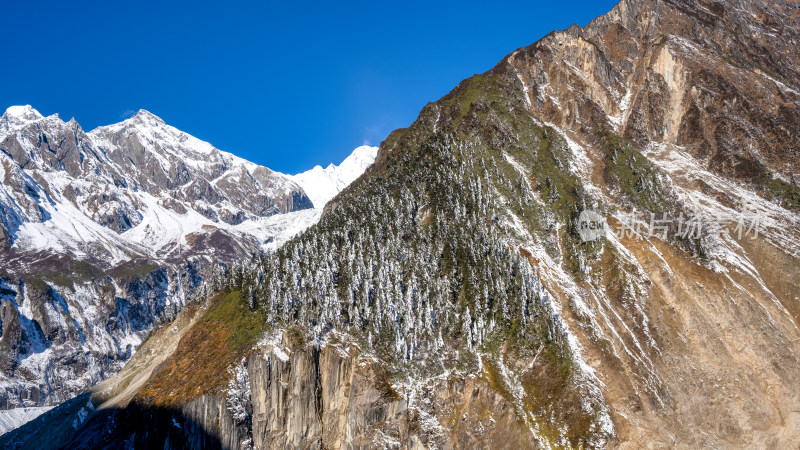 四川甘孜海螺沟景区看到的贡嘎等众多雪山