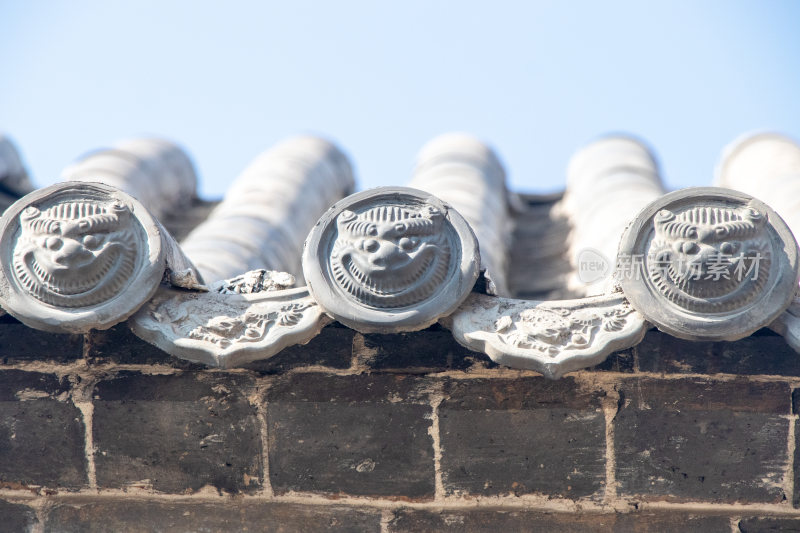 山西长治崇庆寺龙纹瓦当