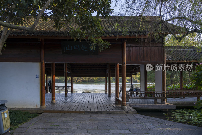 杭州西湖茅家埠江南水乡风景