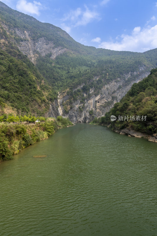 重庆市丰都县龙河峡谷山水风光