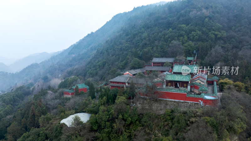 湖北武当山景区太子坡文化古迹旅游