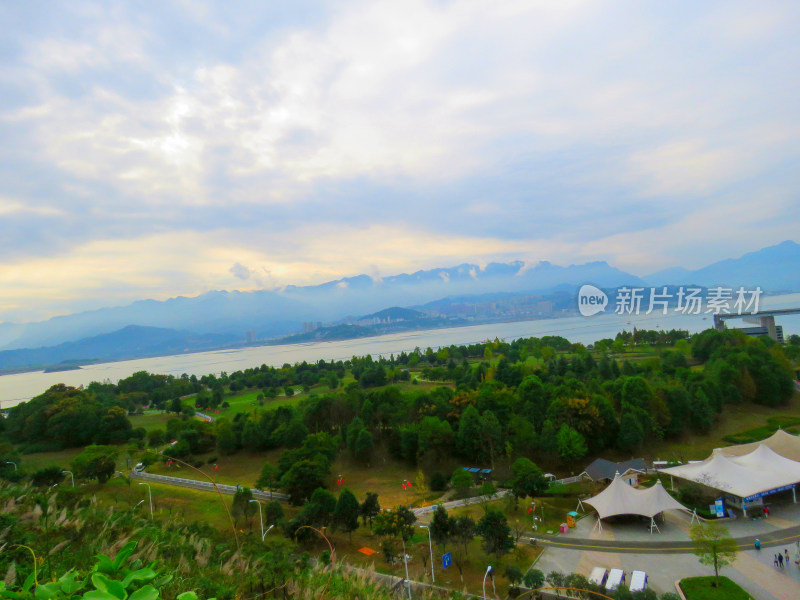 湖北宜昌三峡大坝风景区旅游风光