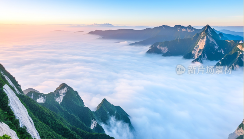 陕西华山美景