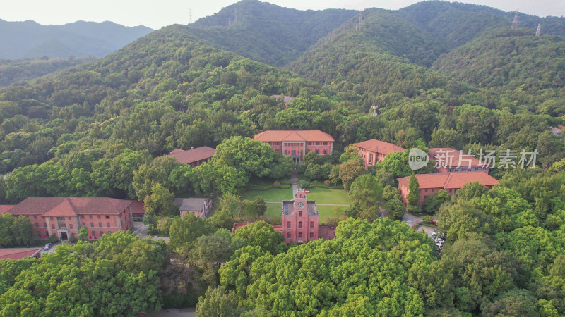 航拍杭州浙江大学之江校区