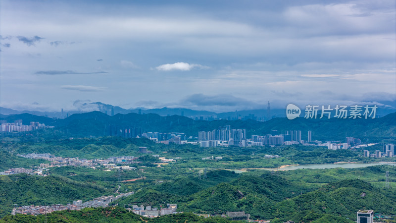 深圳城市风光航拍图