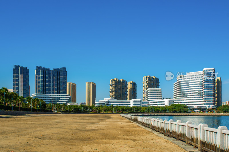 厦门五缘湾城市建筑风光