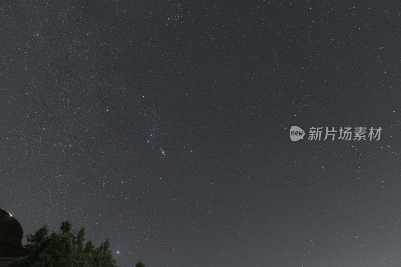 璀璨星空夜景星河闪烁的浩瀚宇宙