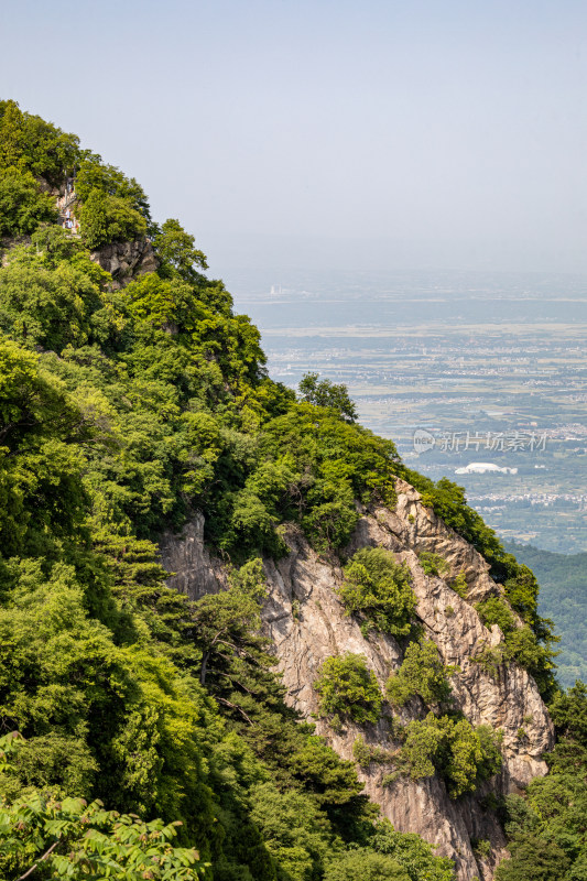 西安秦岭终南山南五台自然风光景点景观