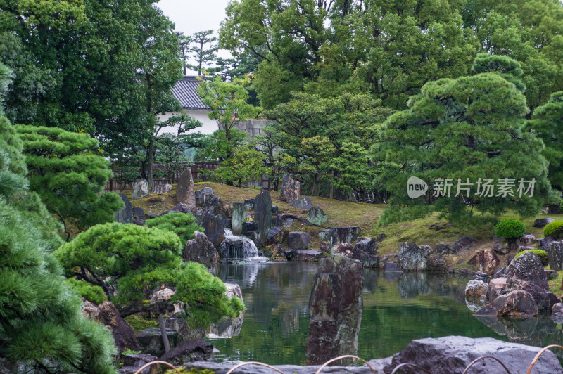 日本京都二条城内园林景观