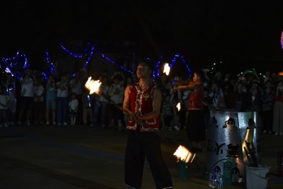 民间关于火的表演