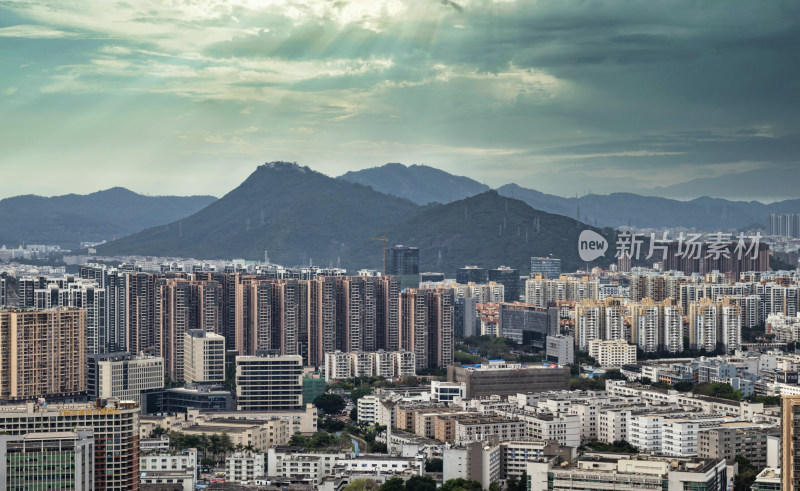 深圳市宝安区都市风光