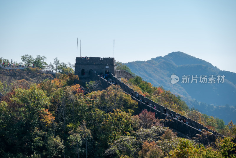 北京，慕田峪长城秋景