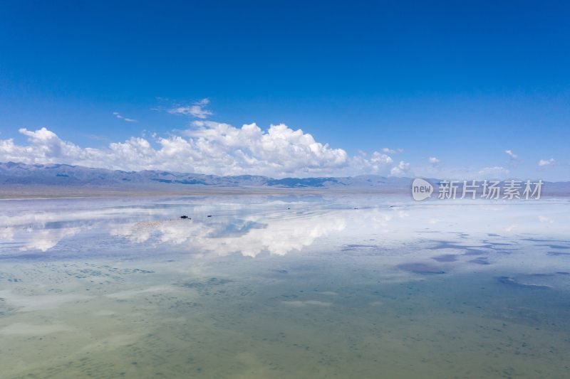 青海茶卡盐湖航拍