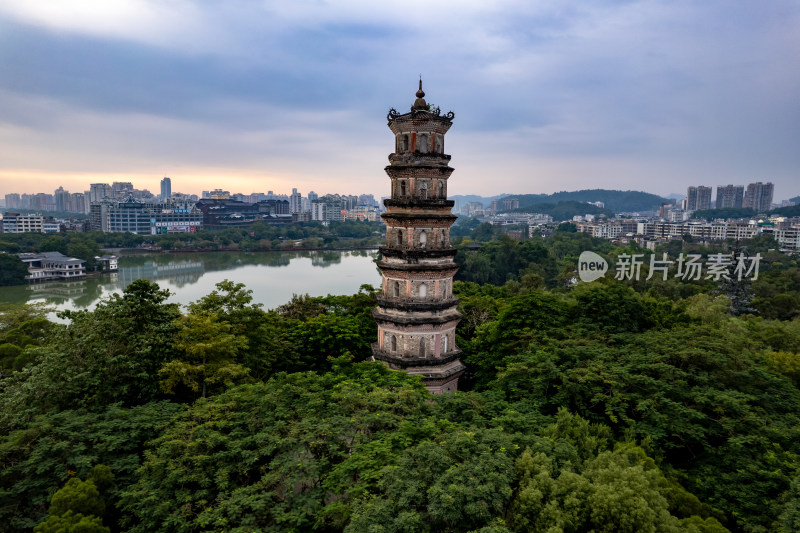 惠州西湖5A景区航拍图