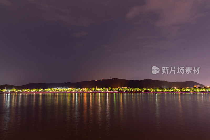 长沙湘江城市夜景