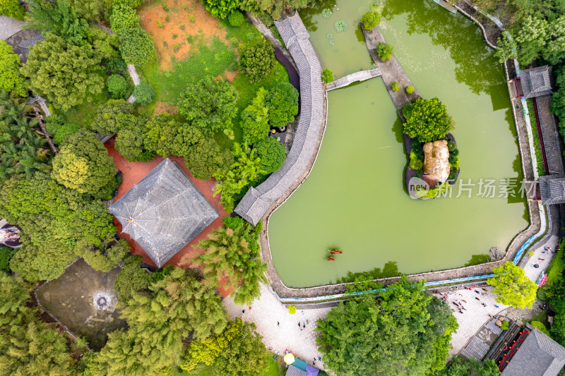 广西桂林七星山景区航拍图