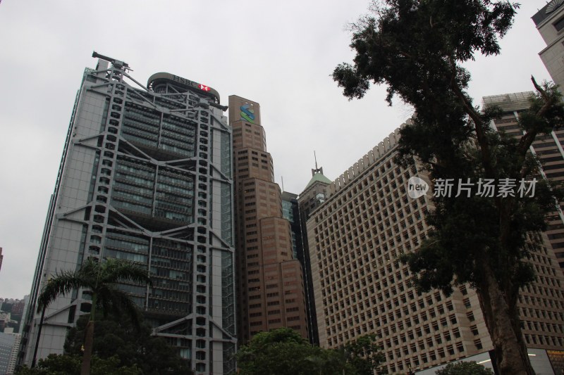 中国香港：中环城市风光