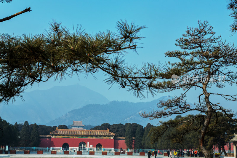 北京十三陵定陵