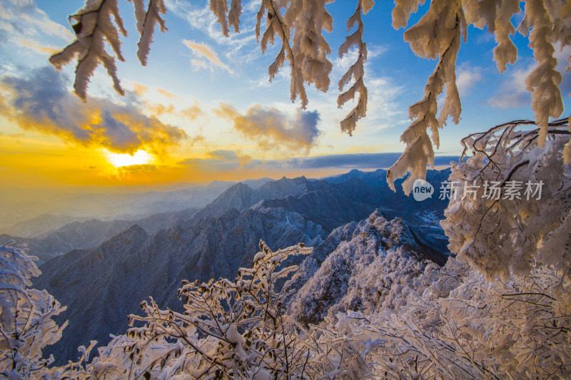 长城雪景