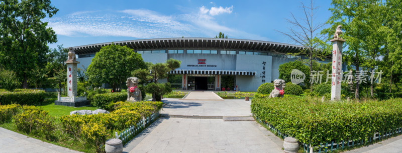 夏季白天苏州徐州圣旨博物馆全景