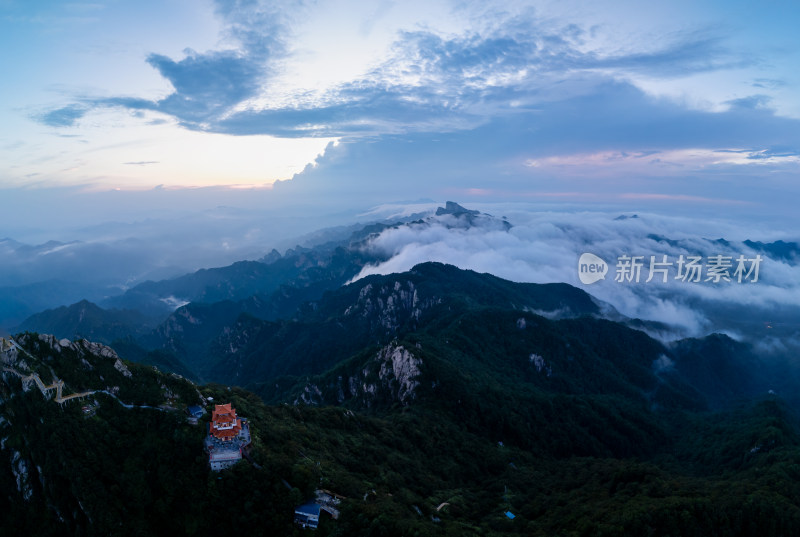 洛阳嵩县白云山云海奇观