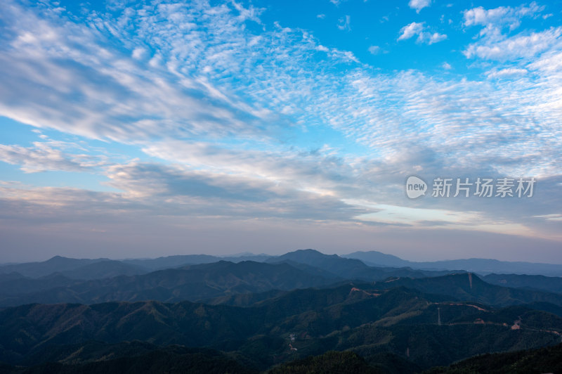 湖南蓬源仙风车山风光