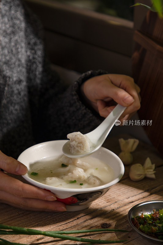 即食扁食馄饨抄手云吞早餐午餐晚餐