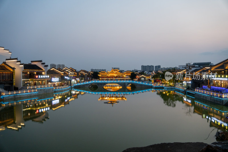 广西崇左太平府太平古城夜景