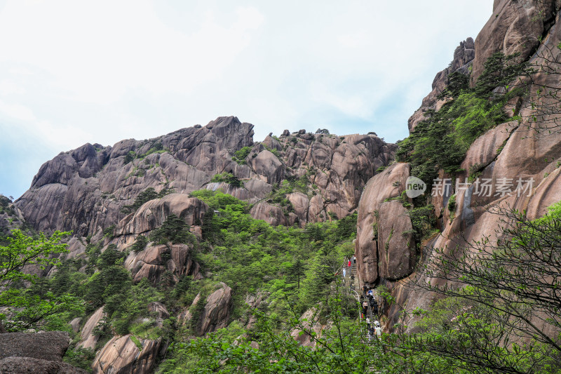 黄山登高自然风光