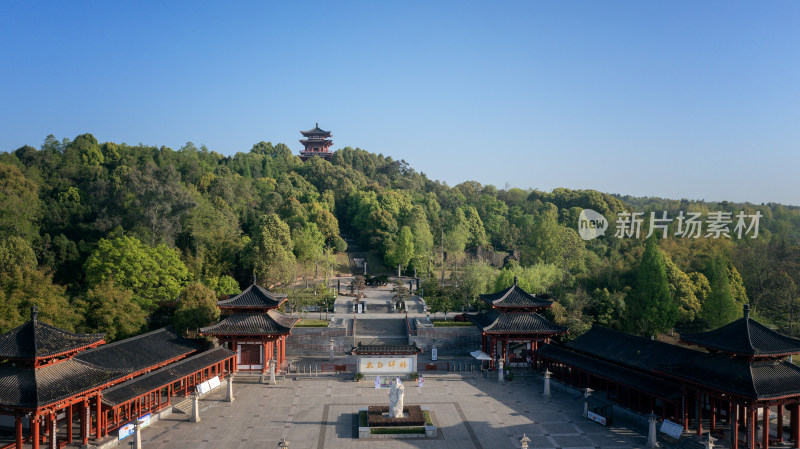 四川江油李白故居景区风光