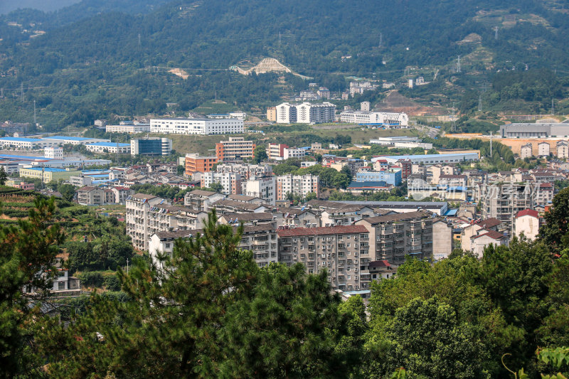 美丽乡村湖北秭归三斗坪镇中堡村田园风景