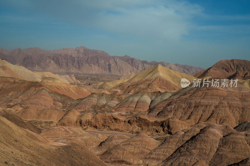 甘肃张掖七彩丹霞风景