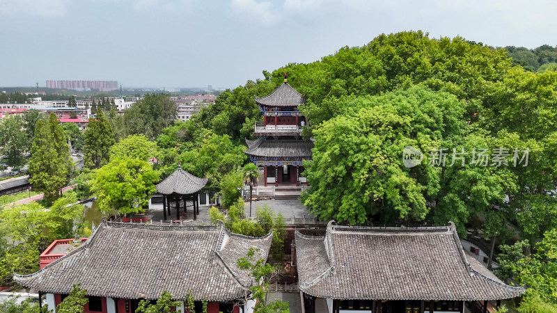 航拍黄冈东坡赤壁4A景区