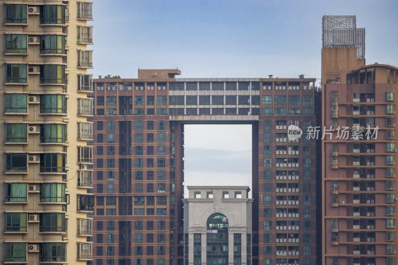 深圳都市拱门 适合用于商业推广或房地产