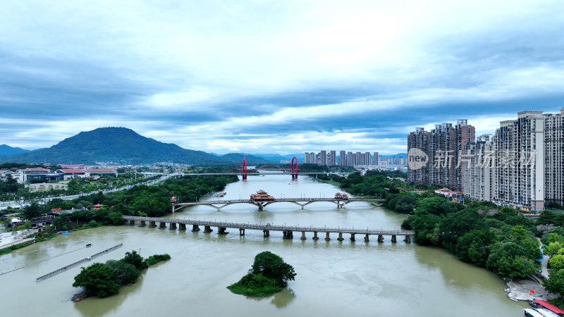 漳州古城航拍摄影照片福建省漳州市城市风光