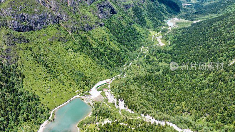 四川阿坝理县毕棚沟景区风景综合