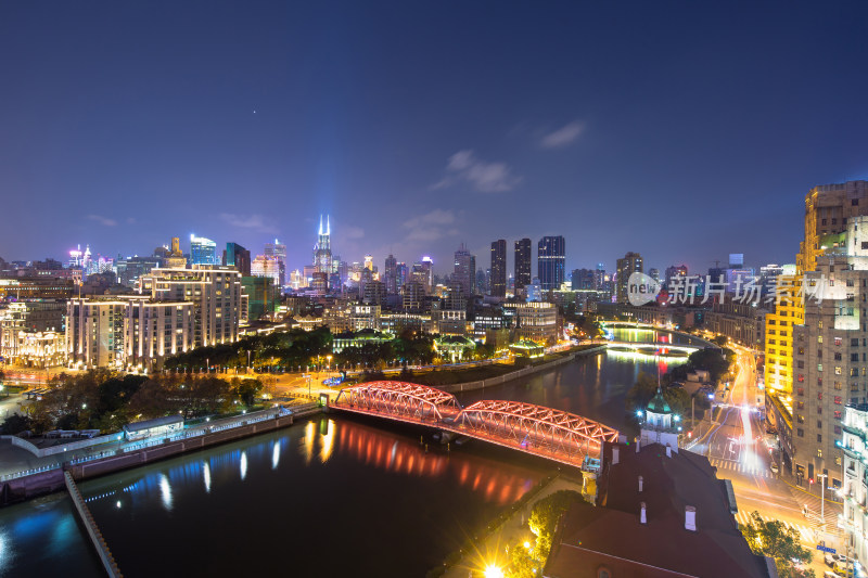 上海城市夜景风光