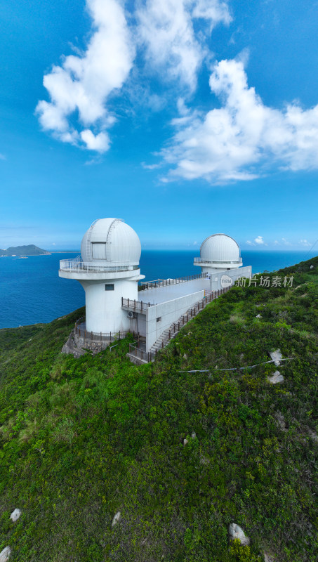 深圳市大鹏新区西涌海滨浴场深圳天文台航拍