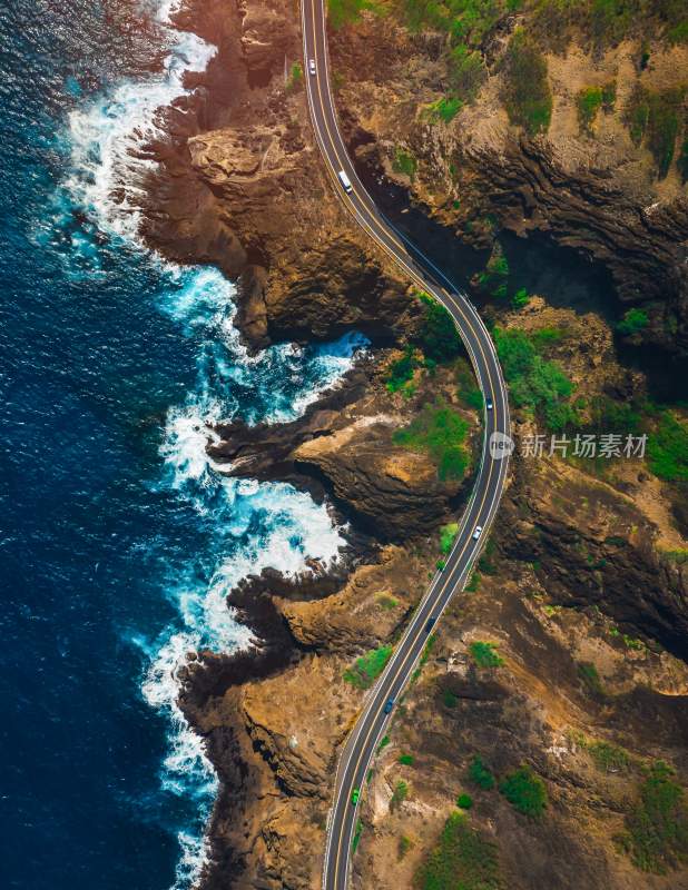 环海公路 海报背景 宣传