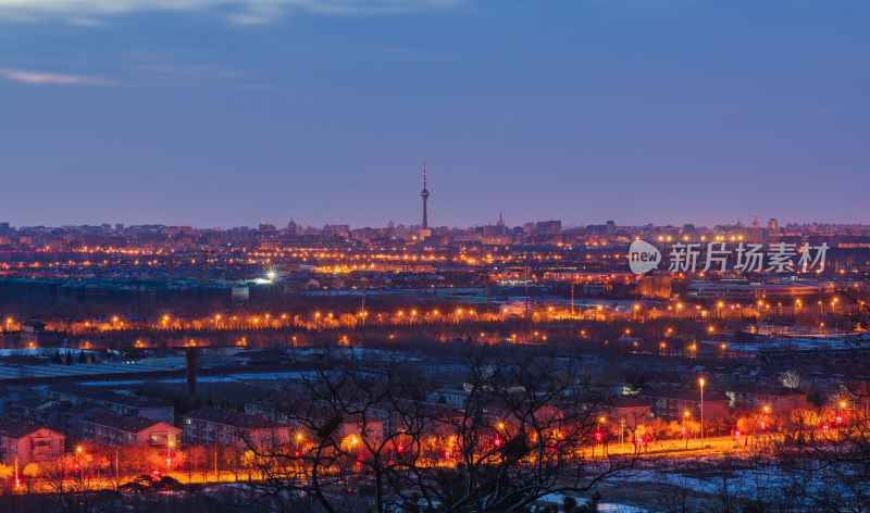 北京城市夜景