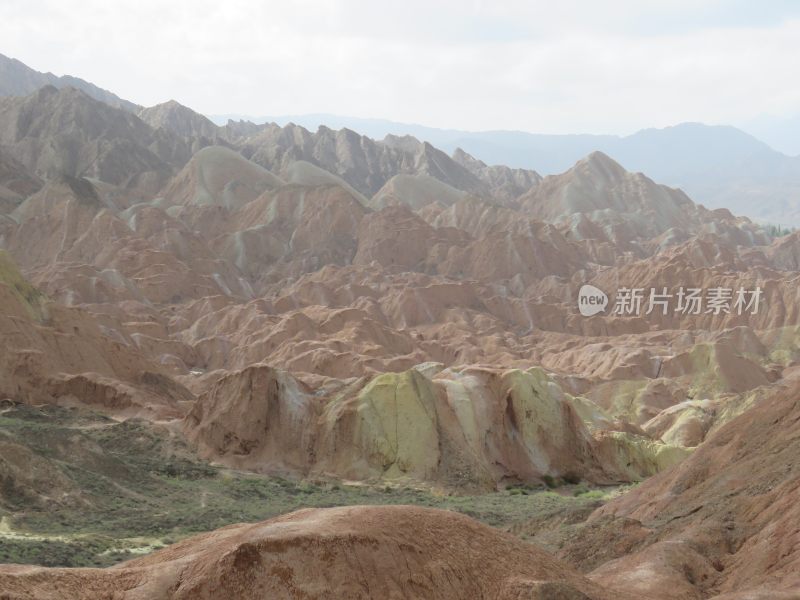 甘肃张掖七彩丹霞风景区旅游风光