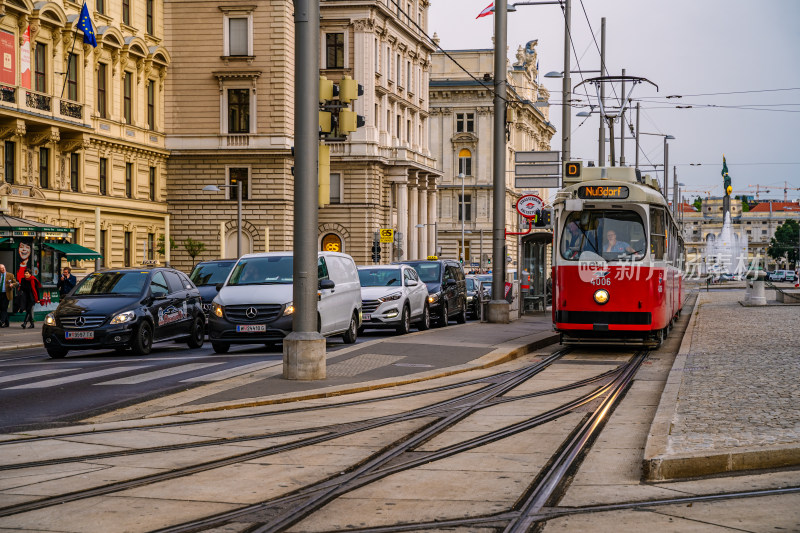 欧洲奥地利首都维也纳电车