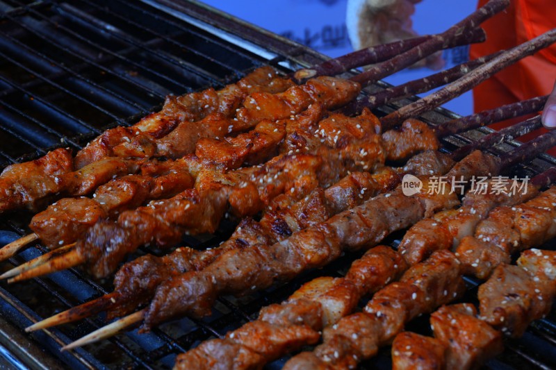 美食烤羊肉串