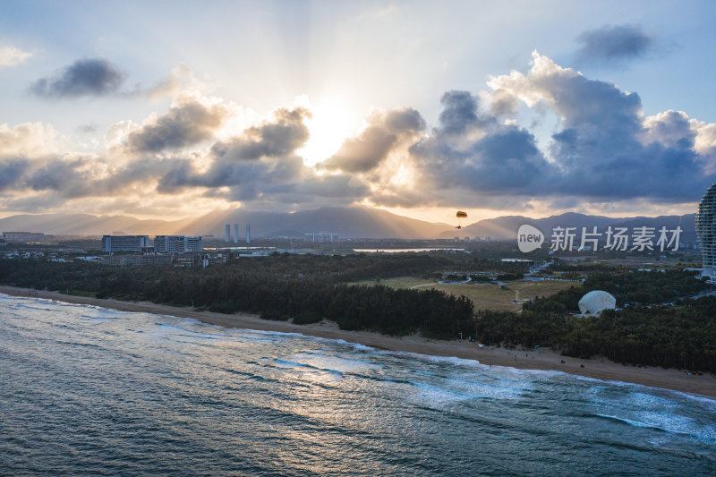 海南省三亚市海棠区海景风光