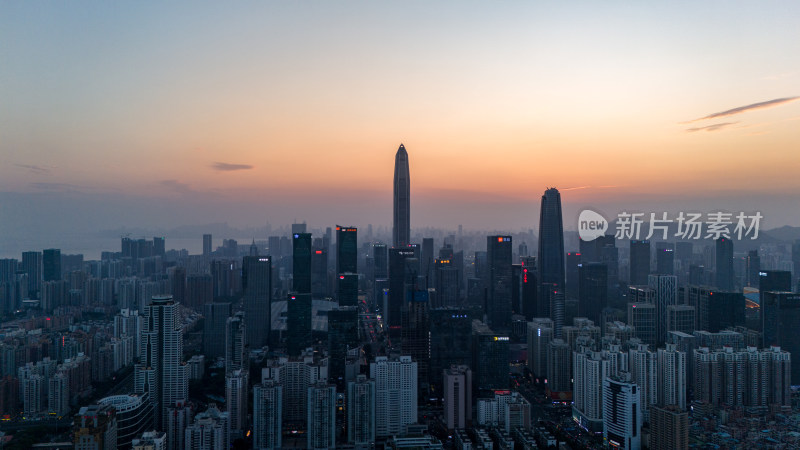 深圳福田中心区建筑群