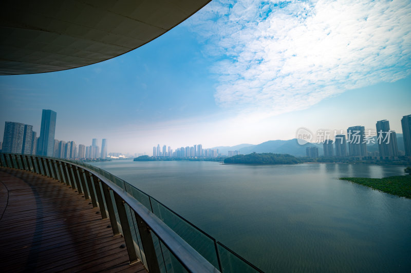 长沙梅溪湖公园风景